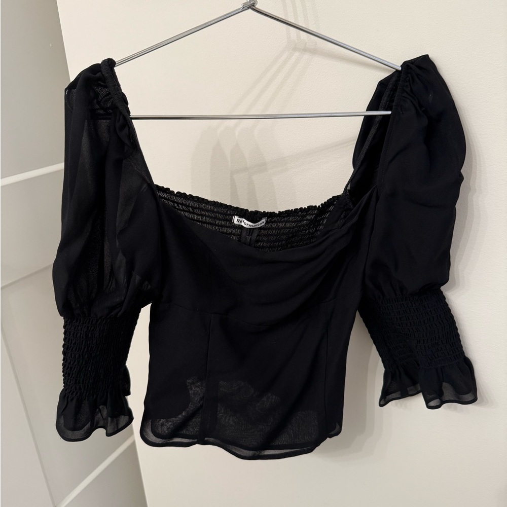 Reformation Black Women's Top-never worn!